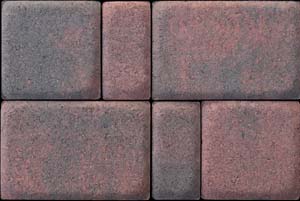 Arizona Antique Red | Combo Stone 12x12 Tumbled | Acker-Stone | European Pavers Southwest