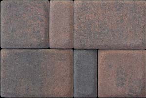 Arizona Navajo Red | Combo Stone 12x12 Tumbled | Acker-Stone | European Pavers Southwest