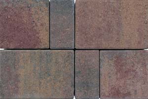 Arizona Red Buff Charcoal | Street Stone II | Acker-Stone Paver | European Pavers Southwest